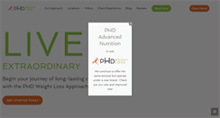 Desktop Screenshot of phdadvancednutrition.com